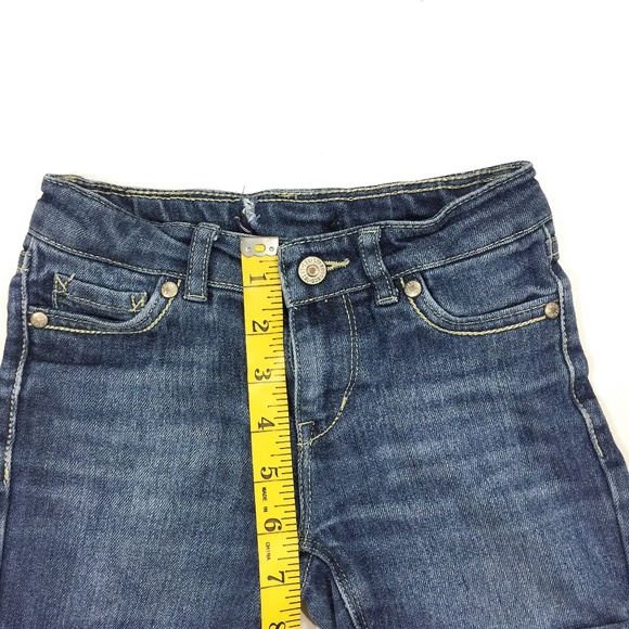 Girls Blue Levi's shorty shorts, Size 5 Regular - Picture 4 of 7